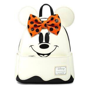 Loungefly Disney Backpack Minnie Mouse Ghost Glow in the Dark Cosplay‎ Backpack